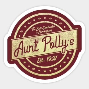 Aunt Polly`s delicious sandwiches Sticker